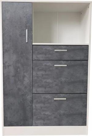HTI-Line Küchenbuffet Küchenschrank Kombi L Blanca