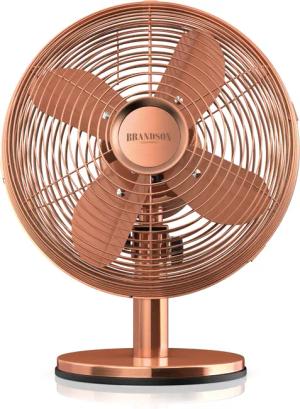 Brandson Tischventilator Retro Design, Oszillation, Neigungswinkel