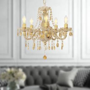 bmf-versand Kronleuchter Kronleuchter Wohnzimmer Gold Kristall
