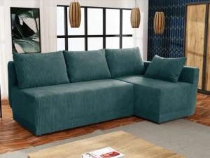 MIRJAN24 Ecksofa Nestor Cord, mit Bettkasten