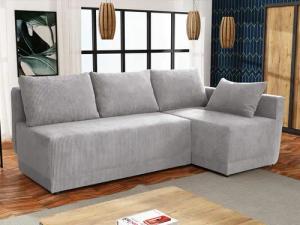 MIRJAN24 Ecksofa Nestor Cord, mit Bettkasten