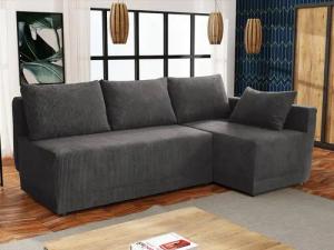 MIRJAN24 Ecksofa Nestor Cord, mit Bettkasten