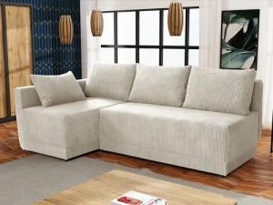MIRJAN24 Ecksofa Nestor Cord, mit Bettkasten
