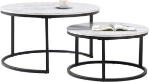 REDOM Couchtisch 2-teiliges Couchtisch-Set (elegantem Design,