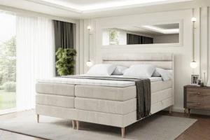 ALTDECOR Boxspringbett CELESTIA-F KING (Multipocket-Matratze H4,
