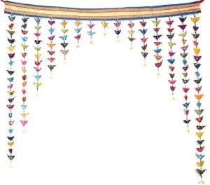 Guru-Shop Wandteppich Türbehang, Türvorhang mit bunten