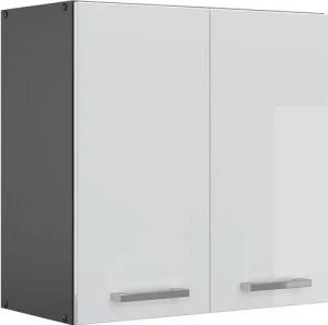 Vicco Hängeschrank R-Line, Weiß Hochglanz/Anthrazit, 60