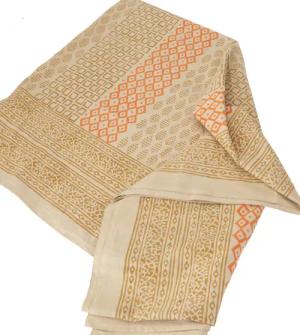 Guru-Shop Tagesdecke Blockdruck Tagesdecke, Bett &