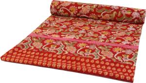 Guru-Shop Tagesdecke Blockdruck Tagesdecke, Bett &