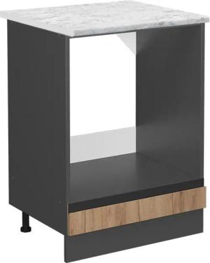 Vicco Herdumbauschrank R-Line, Goldkraft Eiche/Anthrazit, AP