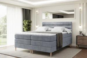 ALTDECOR Boxspringbett CELESTIA-F KING (Multipocket-Matratze H4,