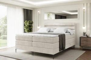 ALTDECOR Boxspringbett CELESTIA-F KING (Multipocket-Matratze H4,