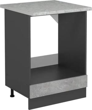Vicco Herdumbauschrank R-Line, Beton/Anthrazit, 60 cm