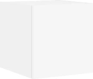 vidaXL TV-Wand TV-Wandschrank mit LED-Leuchten Weiß