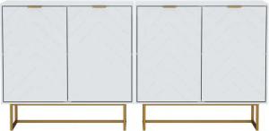UEV Sideboard Kommode mit Türen Küchenschrank