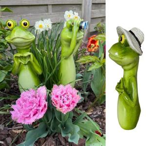 Online-Fuchs Gartenfigur Gartenstecker Froschhals, Kopf -