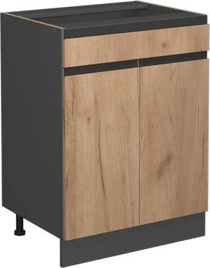 Vicco Unterschrank R-Line Goldkraft Eiche/Anthrazit 60cm