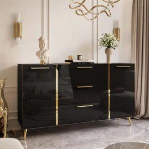 yourhouse24 Kommode ONYX goldenen Beinen Sideboard