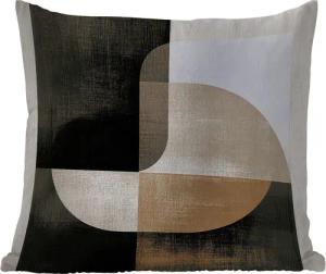 MuchoWow Dekokissen Modern - Quadratisch -