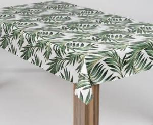 laro Tischdecke laro Wachstuch-Tischdecke Wachstischdecke Blätter
