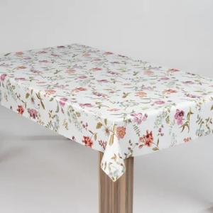 laro Tischdecke laro Wachstuch-Tischdecke Wachstischdecke Blumen
