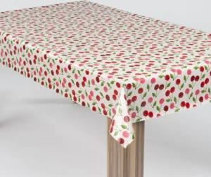 laro Tischdecke laro Wachstuch-Tischdecke Wachstischdecke Kirsche