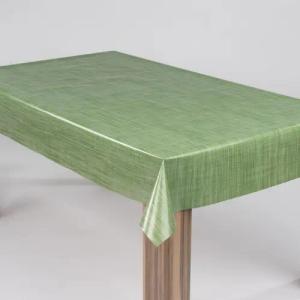 laro Tischdecke laro Wachstuch-Tischdecke Wachstischdecke Leinenoptik