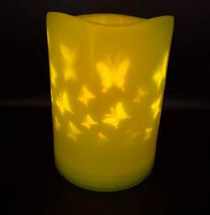 Online-Fuchs LED-Kerze mit rotierenden Schmetterlingen &