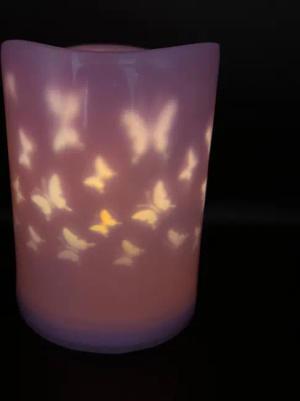 Online-Fuchs LED-Kerze mit rotierenden Schmetterlingen &