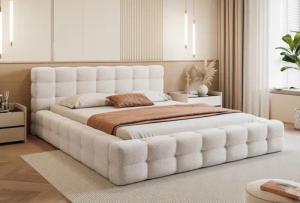 Compleo Polsterbett CLOUDY, Wolkenbett, Funktionales Doppelbett,