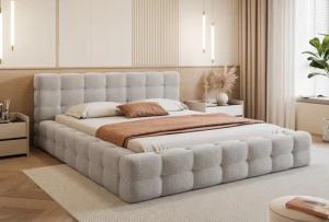 Compleo Polsterbett CLOUDY, Wolkenbett, Funktionales Doppelbett,