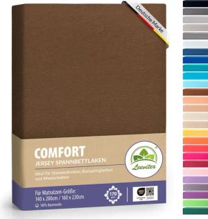 leevitex® Spannbettlaken Premium 170g/m², Gummizug: rundum,