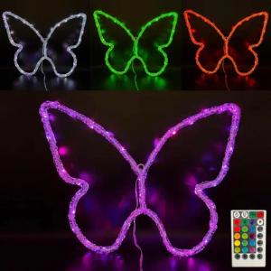 Online-Fuchs LED Dekolicht - beleuchteter Schmetterling