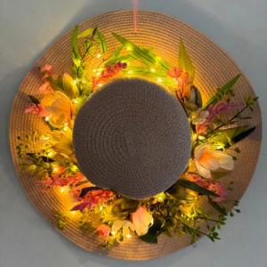Online-Fuchs Dekokranz Türkranz Frühling Hut mit