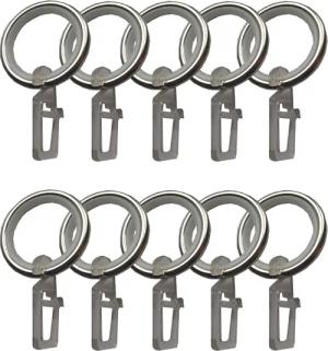 BASIT Gardinenring Metallringe mit Gleiteinlage und