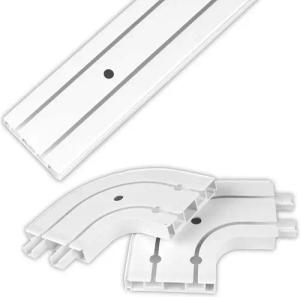 Clever-Kauf-24 Schienensystem Innenlauf Schiene Basic, 2-Lauf-läufig,