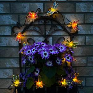 Online-Fuchs LED-Lichterkette Outdoor Solar mit 15