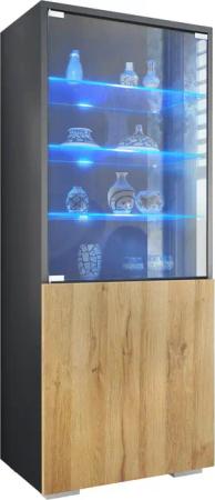 Vladon Standvitrine Granada (Vitrinenschrank, mit Glastür