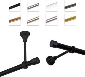 MDEKOR Gardinenstange Vorhangstange 19mm, 1-läufig, 1-läufig
