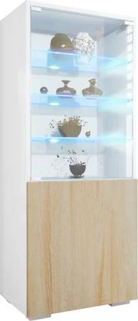Vladon Standvitrine Granada (Vitrinenschrank, mit Glastür