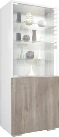 Vladon Standvitrine Granada (Vitrinenschrank, mit Glastür