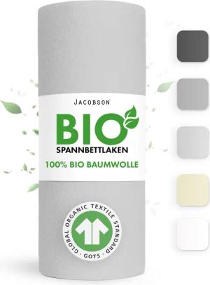 Jacobson Spannbettlaken BIO, Jersey Spannbetttuch, Bettlaken