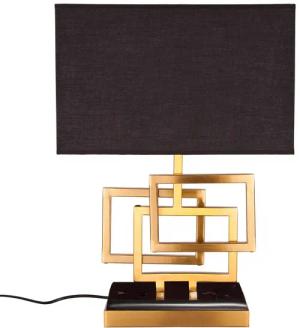 riess-ambiente Tischleuchte ATLANTIS 56cm gold, ohne