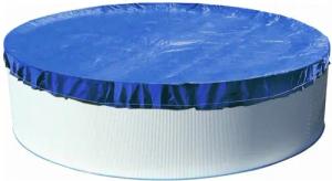 EVOLUTION Pool-Abdeckplane Abdeckplane Rund Blau mit