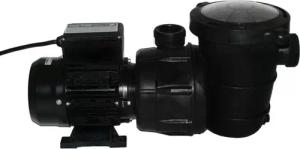 OK-Living Pool-Filterpumpe, Schwarz, 16 m³/h (Set)