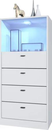 Vladon Kommode Pino V3 (Anrichte, mit