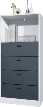 Vladon Kommode Pino V3 (Anrichte, mit
