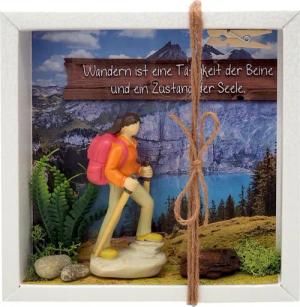 ZauberDeko Geschenkbox Geldgeschenk Verpackung Wanderin Wanderurlaub
