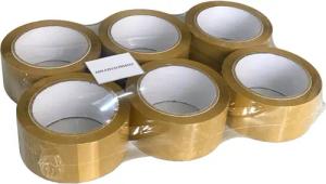 HTI-Line Klebeband Paketklebeband 6er Pack (Set,