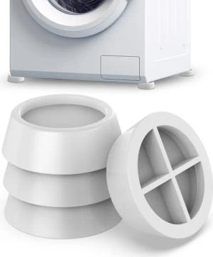 ECENCE Vibrationsdämpfer Vibrationsdämpfer Gummi-Füße Waschmaschine